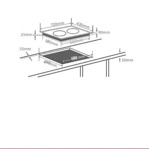 Bếp điện Chef's EH-DHL321