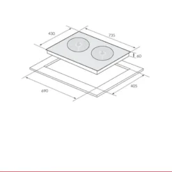 Bếp điện đôi Eurosun EU-IF268S