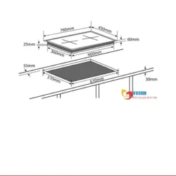 Bếp từ đôi Chef's EH-DIH893