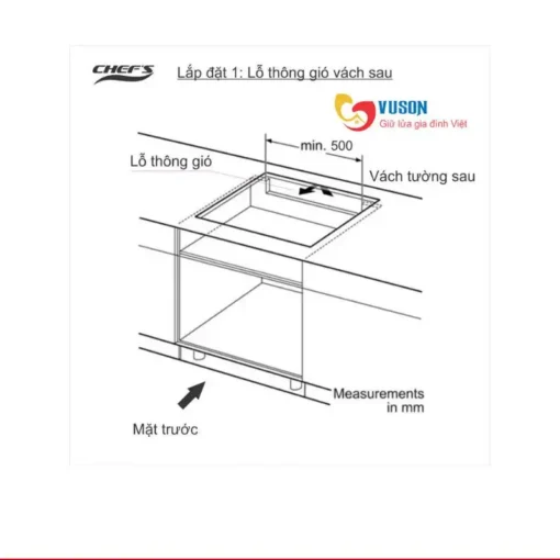 Bếp từ đôi Chef's EH-DIH893