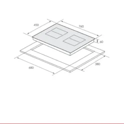 Bếp từ đôi Eurosun EU-T895GE