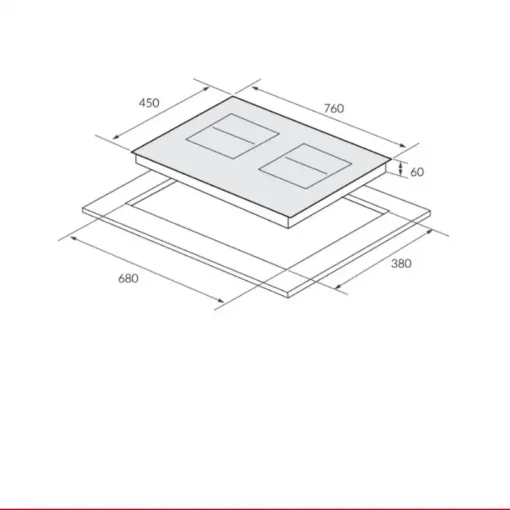 Bếp từ đôi Eurosun EU-T895GE