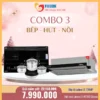 Combo 3: Bếp từ + Hút mùi + Bộ nồi