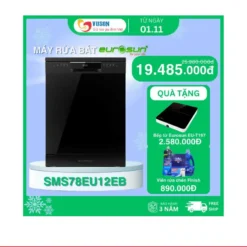 Máy rửa bát 14 bộ Eurosun SMS78EU12EB